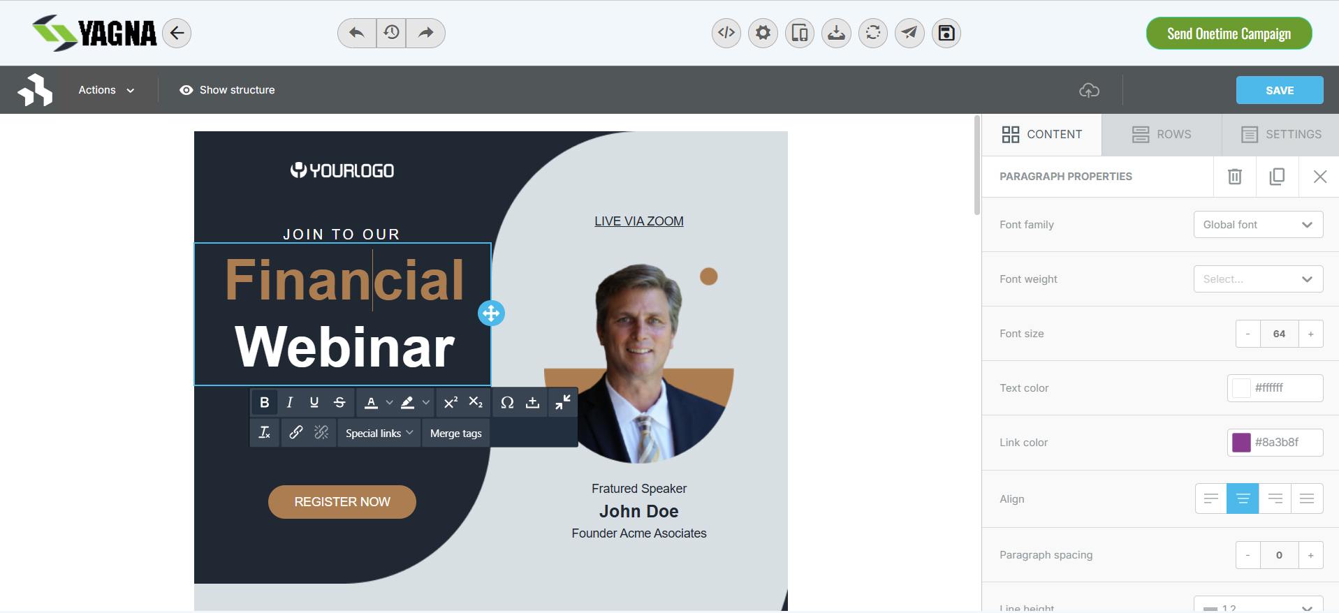 Visual Message Editor