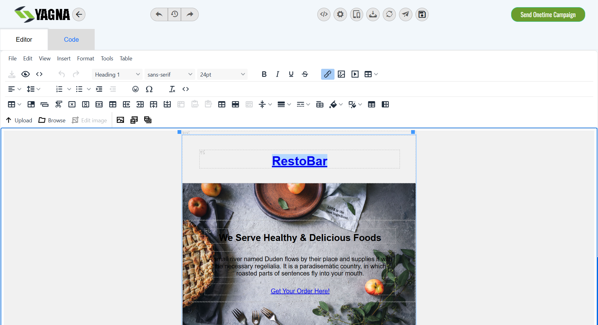 Visual Message Editor